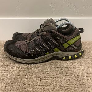 Salomon Men’s XA Pro 3D Trail Hiking Running Shoes Green Black Gray Size 11.5